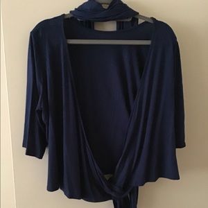 Agnes & Dora wrap top